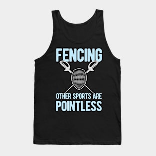 Funny Fencing Tank Top